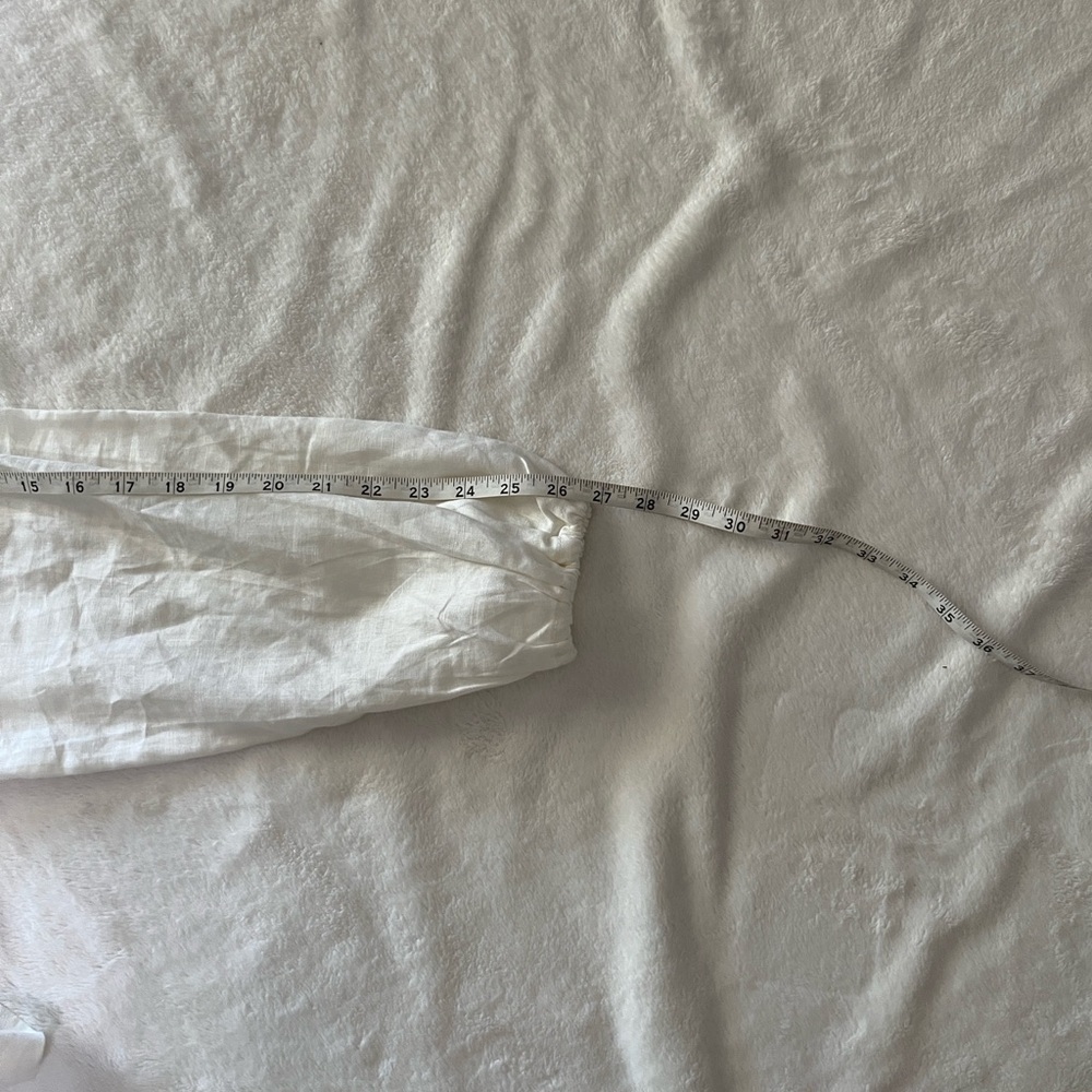 GRACE ELEMENTS LINEN TOP - Picture 7 of 7